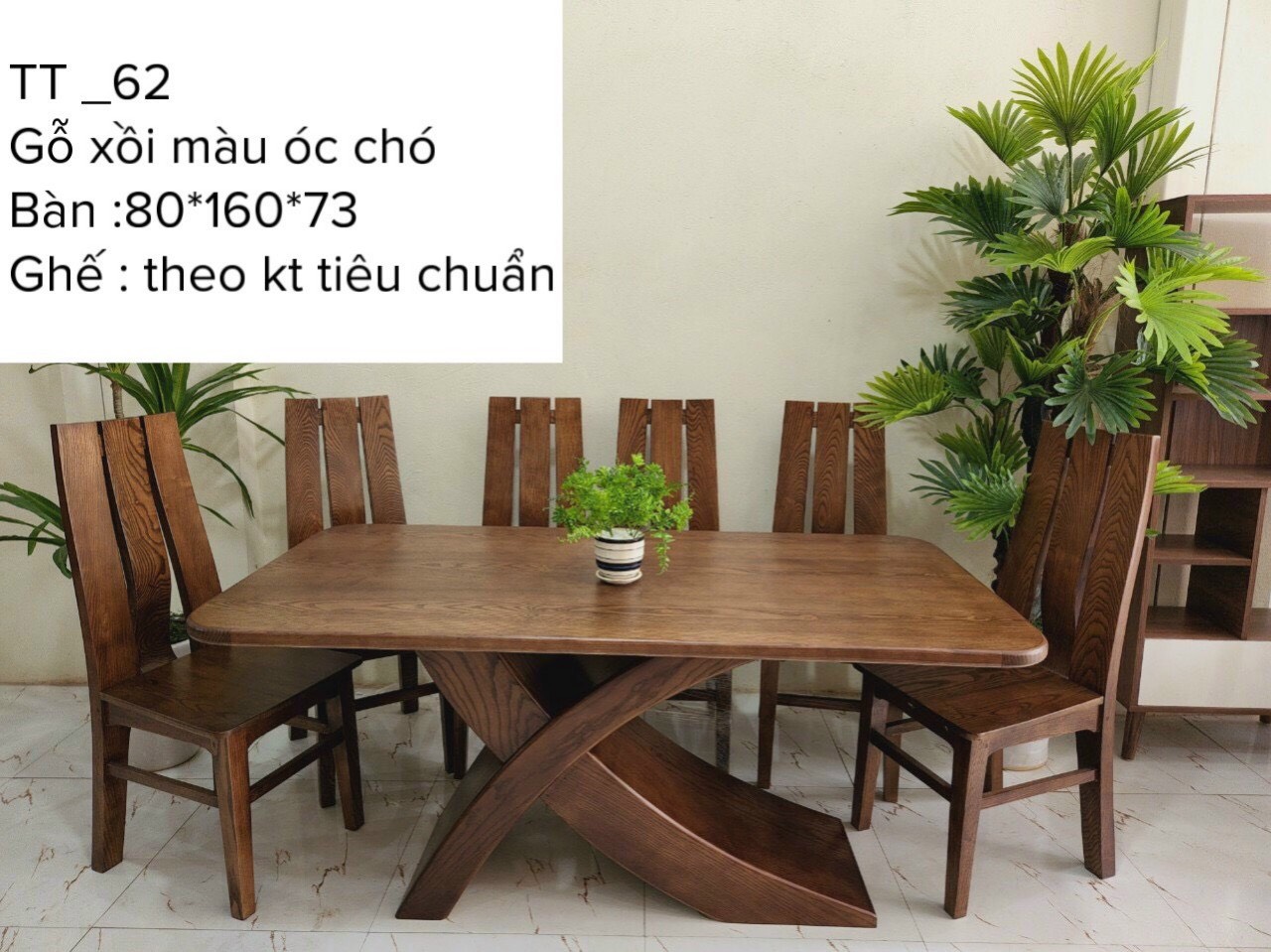 Mẫu Bàn Ghế Ăn Gỗ Sồi Đẹp 2023