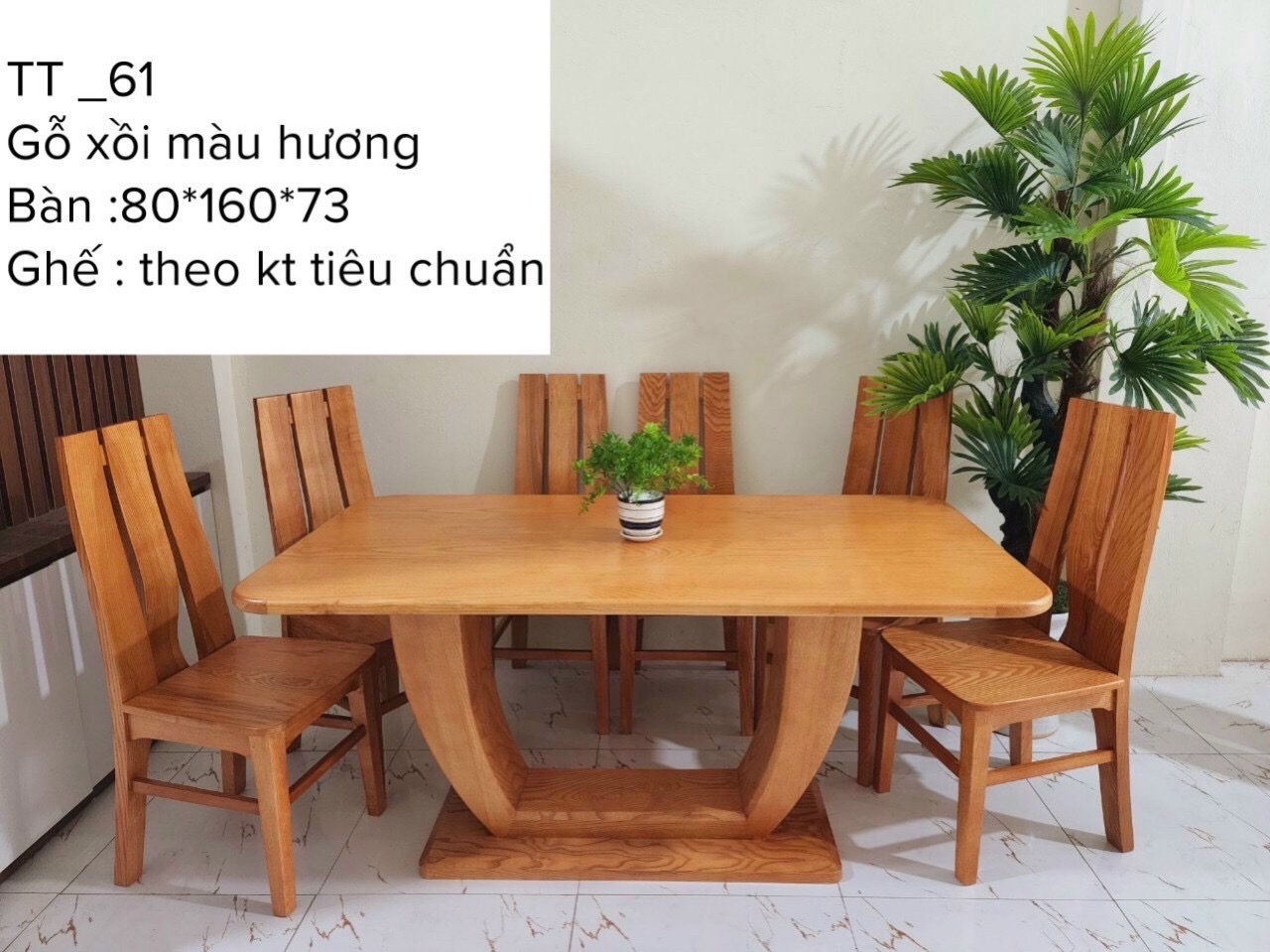 Mẫu Bàn Ghế Ăn Gỗ Sồi Đẹp 2023