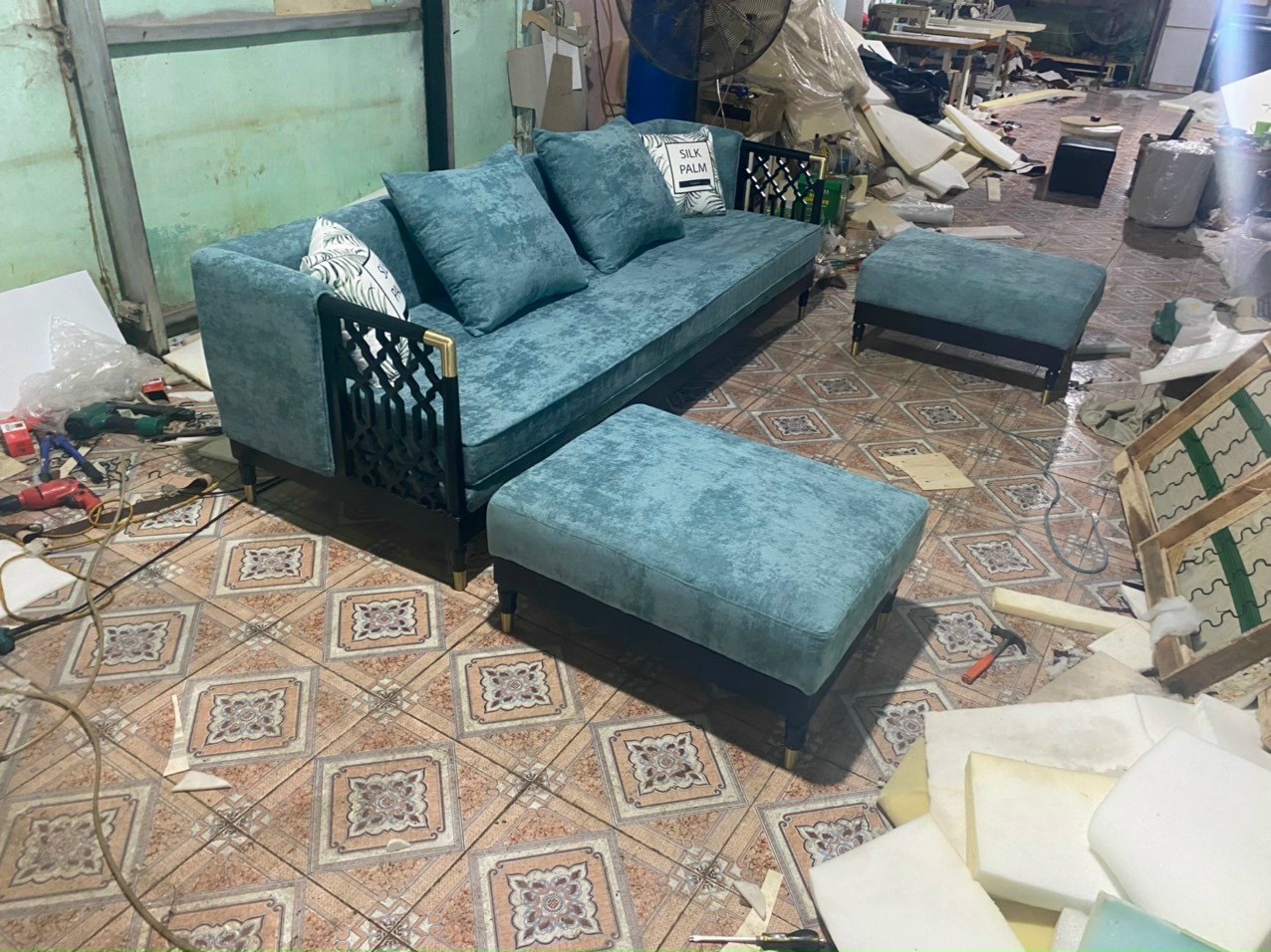 Sofa văng nỉ Văng 2m5