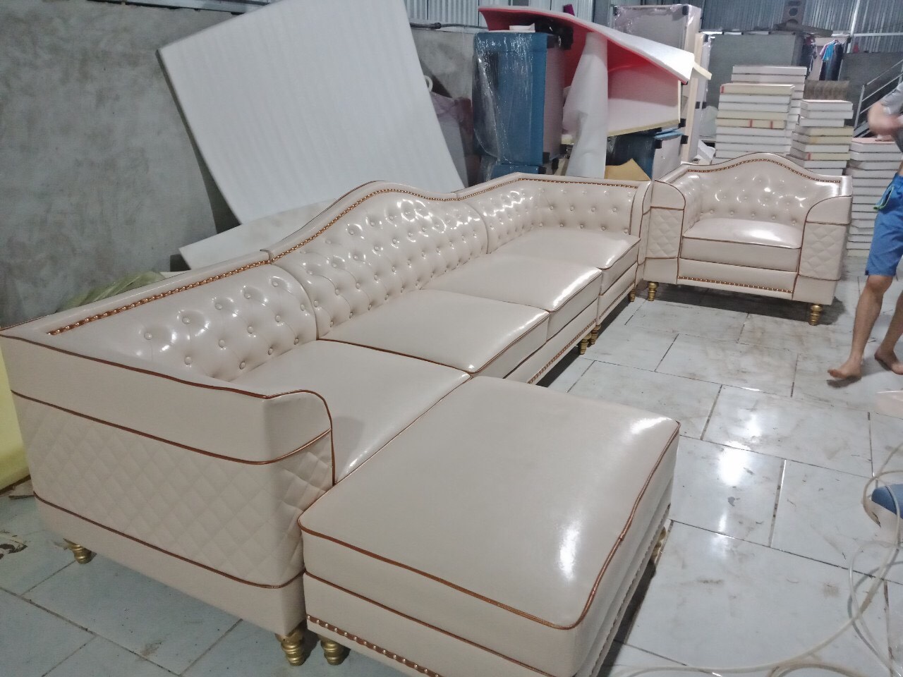 Sofa da cao cấp 3m5x2m2