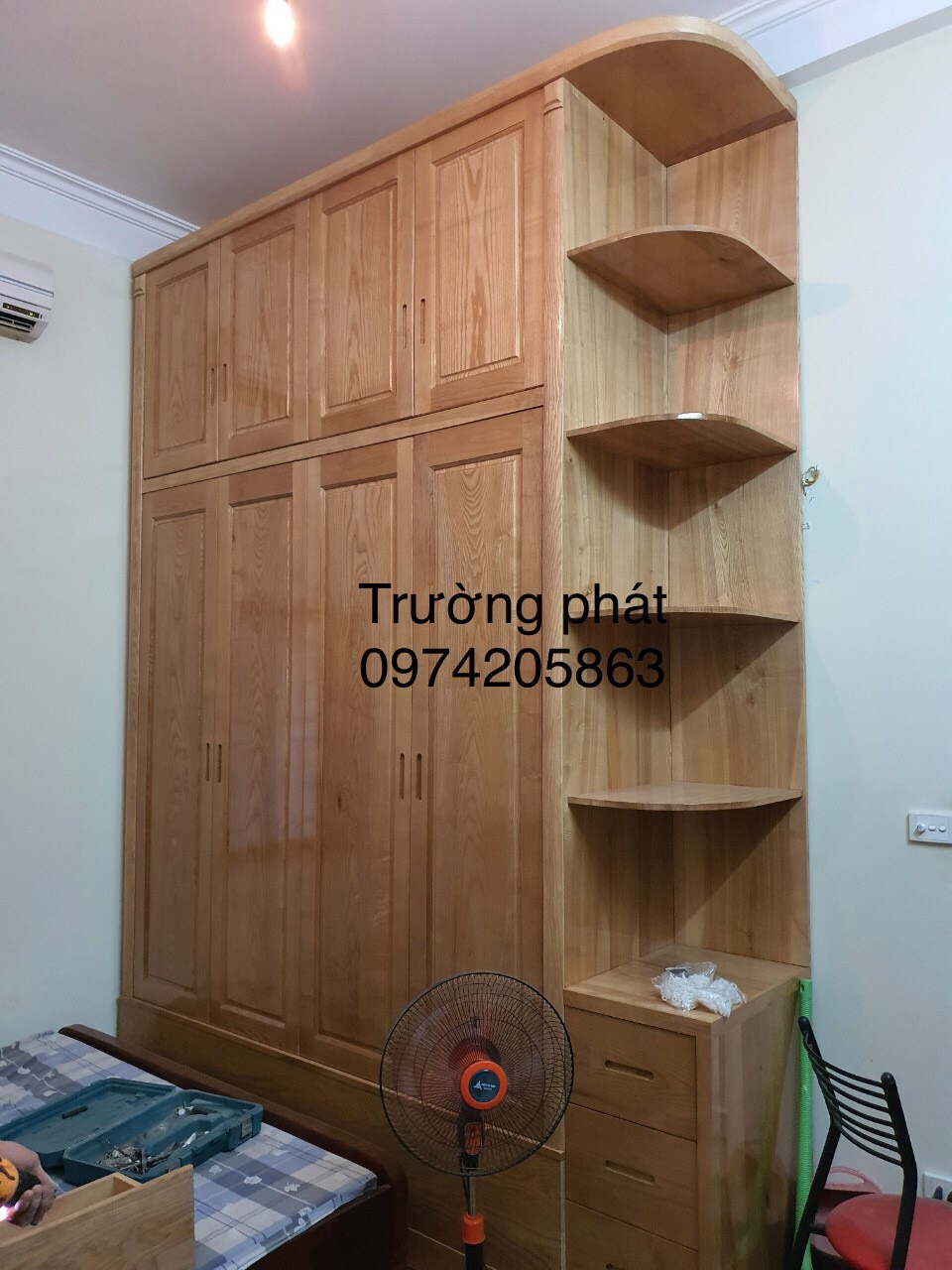 Tủ sồi 3triêu/m